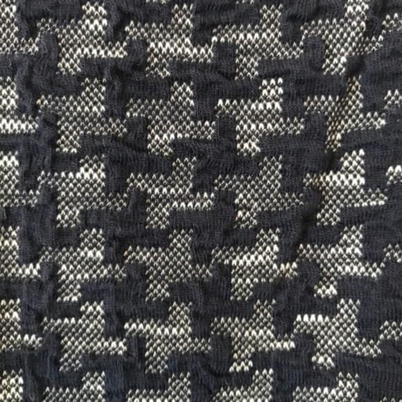 Perfect Blue Houndstooth Work Dress Sz XS - Picture 3 of 4